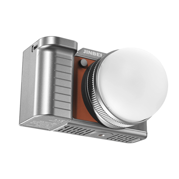 Jinbei EF40Bi 40W Bi-Color Portable Retro LED COB Video Light with Zoom Lens & AC Power Adapter 