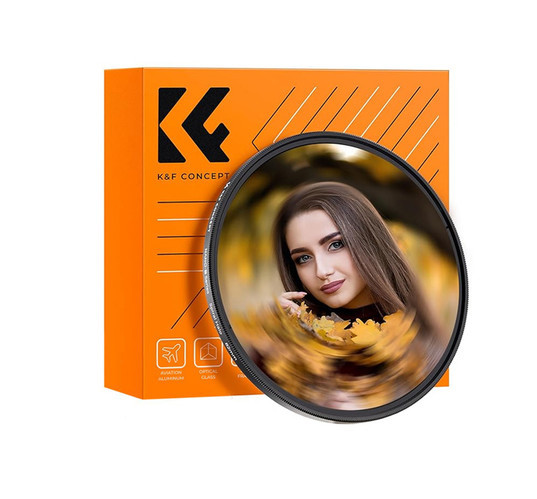 K&F Concept KF01.2712 72mm Nano-B Series Spiral Halo Swirl Special Effect Filter 