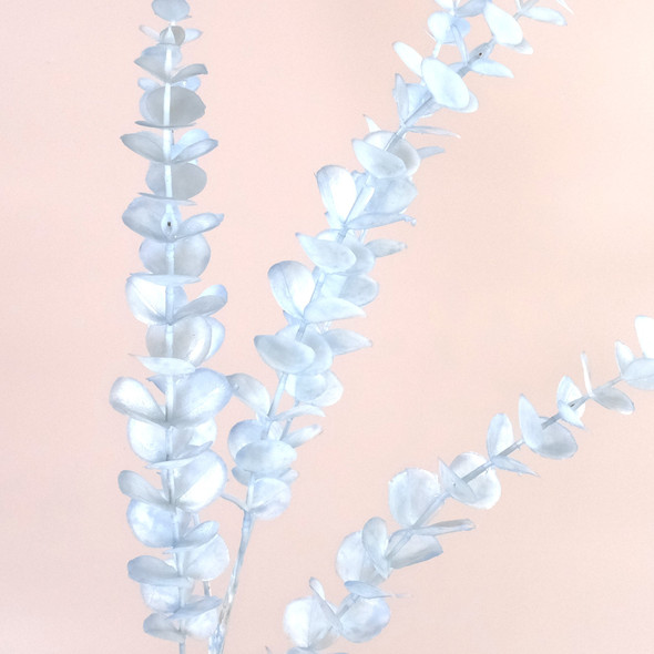 Fotolux Photo Props Long Stem Spray Artificial Eucalyptus 80cm (Baby Blue)