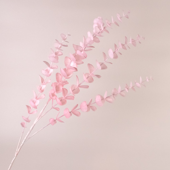 Fotolux Photo Props Long Stem Spray Artificial Eucalyptus 80cm (Baby Pink)