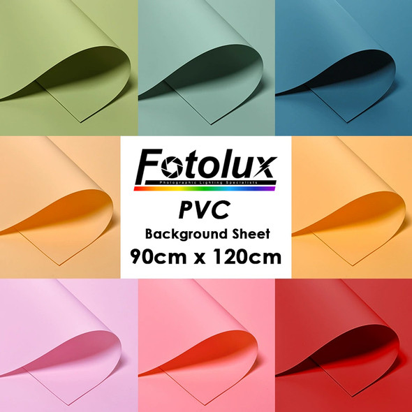 Fotolux 90cm x 120cm PVC Background Sheet for Products Photography