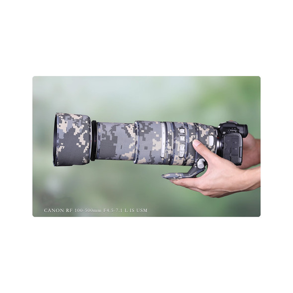 Fotolux Urban Camouflage Lens Coat for Canon RF 100-500mm F4.5-7.1L IS USM Lens