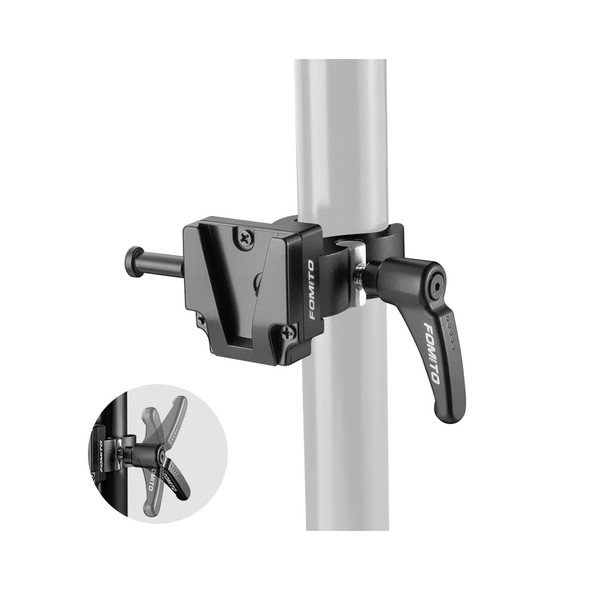 Fomito VK-06 V Mount V lock Battery Plate with Crab Clamp 