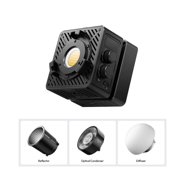 Ulanzi  L185 EC65 65W Bi-Color Cube Portable COB LED Video Light Kit (2500K-6500K) - Mini Bowens Mount 