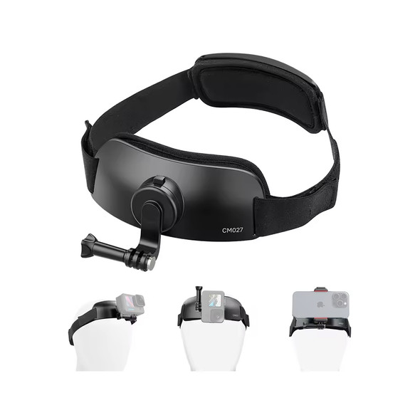 Ulanzi C020GBB1 CM027 Go-Quick II Head Strap Mount for Action Camera and Phone