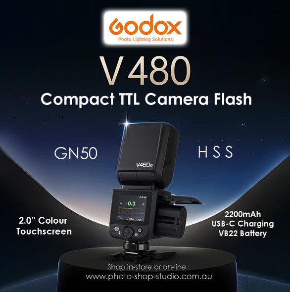 Godox V480 F Ving TTL Li-ion On-Camera Flash for Fujifilm