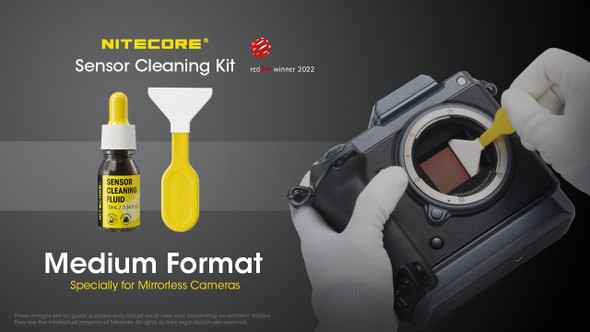 Nitecore NC-CK34SK 34mm Medium Format GFX X2D Sensor Cleaning Kit 