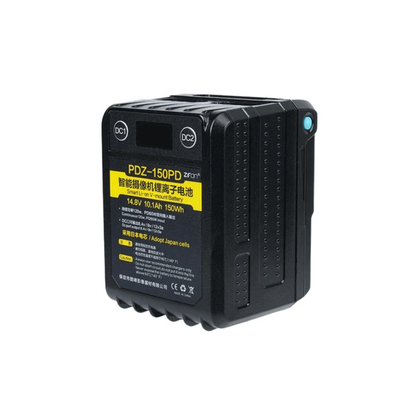  Zifon PDZ-150PD 14.8V 150Wh 10100mAh V-Mount V-Lock Battery (LCD Display) 