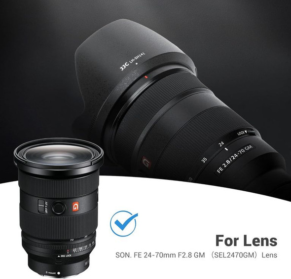 JJC LH-SH141 Lens Hood for Sony FE 24-70mm F2.8 GM Lens (SEL2470GM) 