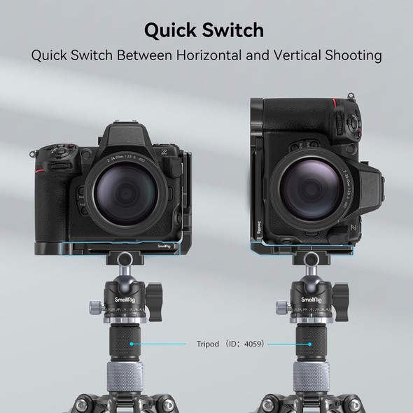 SmallRig 3942 L Bracket L-Shape Mount Plate for Nikon Z 8 