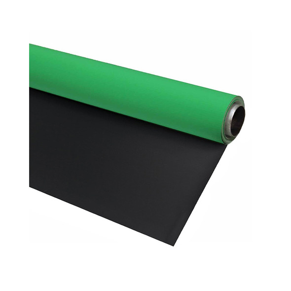 Fotolux Double-Sided Green/Black Vinyl Background Roll (1.48m wide x 4m Long)