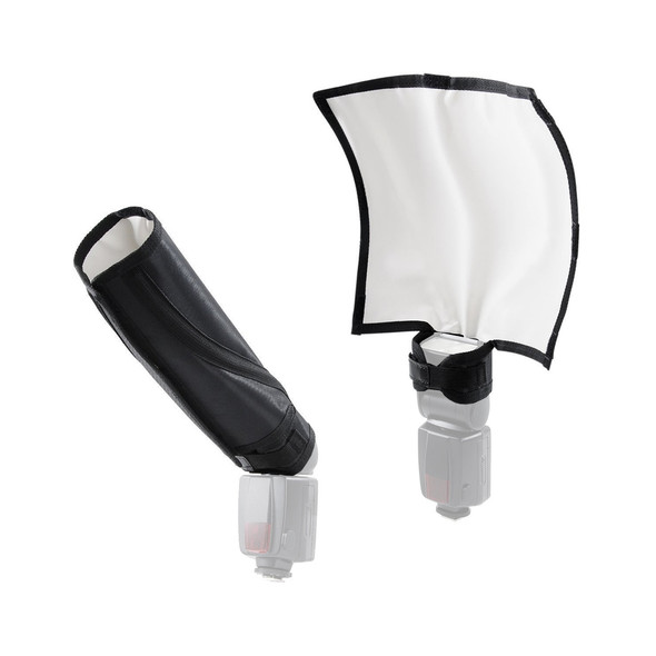 Fotolux KB-23 Speedlight Flash Reflector Diffuser 25 x 28cm (Black & White)