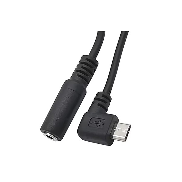 Fotolux Micro USB Male to 3.5mm Female Mic Jack (13cm)
