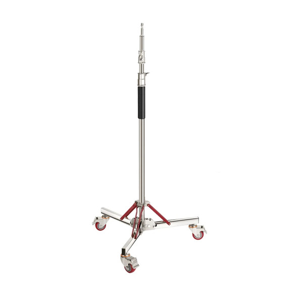 Fotolux ZD120 3m Foldable Stainless Steel Pro Light Stand with Casters