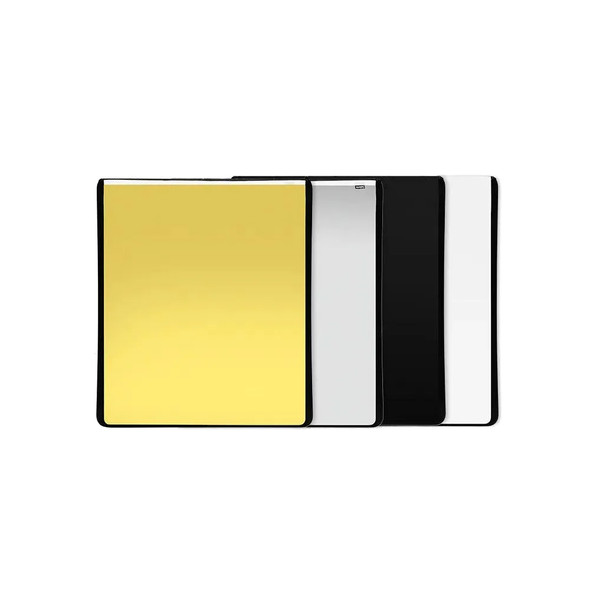 Selens SLF4-FB75*90 (75x90cm) 4 Colours Reflector Flag Cover Cloth (Gold, Silver, Black, Soft White) for 75x90cm Steel Flag Scrim Frame