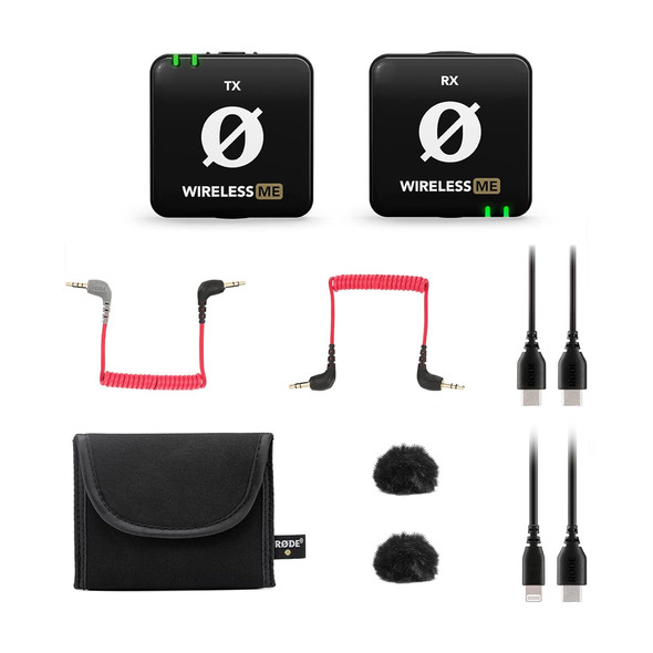 RODE WIME Wireless ME Ultra-compact Wireless Microphone Kit - Black (1TX+1RX)