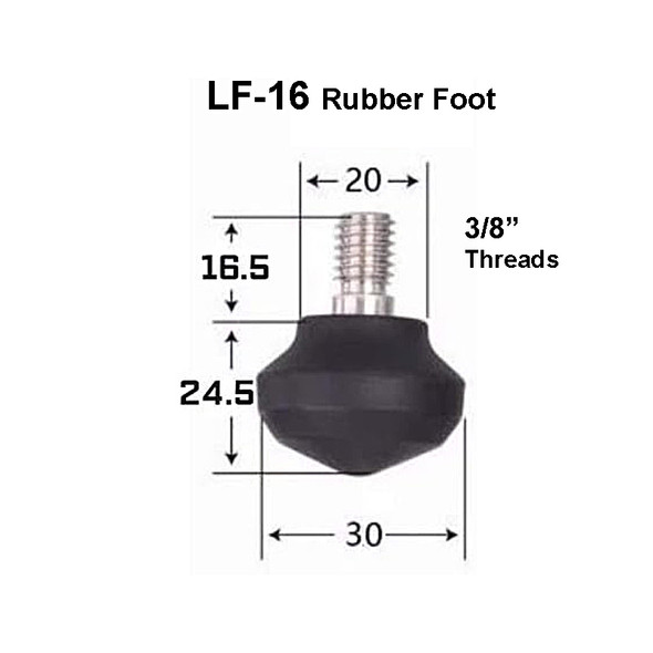 Leofoto LF-16-1 Replacement Rubber foot  for small Tripod/Monopod