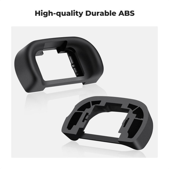 K&F Concept SKU.2240 FDA-EP18 Camera Eyecup (2 Pack) with Hot Shoe Level & Cleaning Cloth for Sony A7, A7S, A7R, A7M2, A7SM2, A7RM2, A7M3, A7RM3, A7RM4, A9, A9II, A99M2