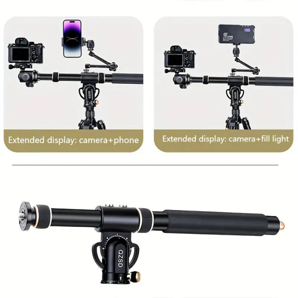 Fotolux QZSD Tripod Extension Arm Cross Bar for Flat Lay photography