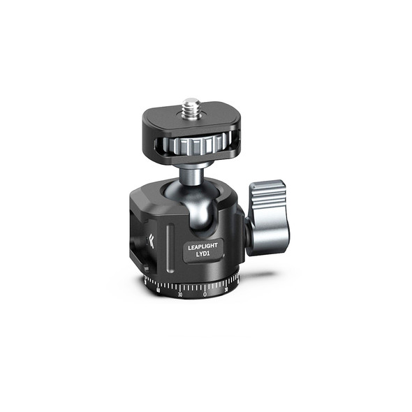Leaplight LYD1 Mini Ball Head with Cold Shoe Mount & 1/4" Thread 