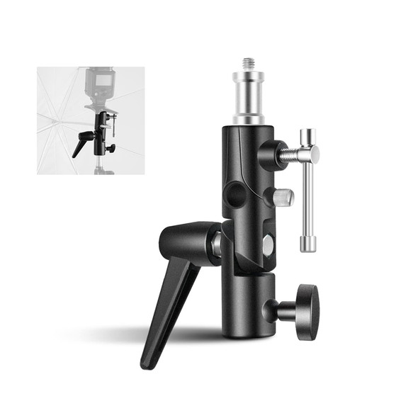  Fotolux FL-H Camera Flash Bracket H-Type Mount with Umbrella Holder for Speedlight Flash /LED