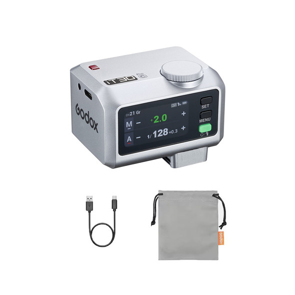 Godox iT30Pro C TTL iFlash Mini Camera Flash / Trigger for Canon (Silver)