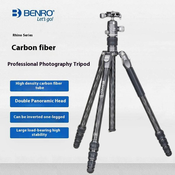 Benro RH328CK ( FRHN34C ) +VX40 Rhino Series Carbon Fiber Tripod Kit 