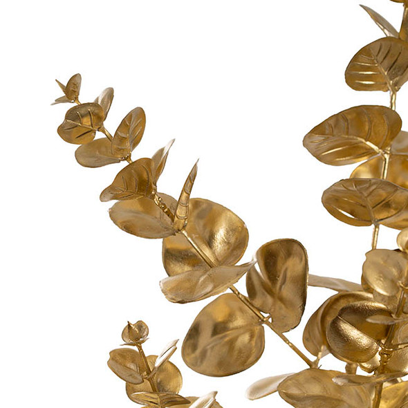 Fotolux Photo Props Long Stem Spray Artificial Eucalyptus 80cm (Gold)