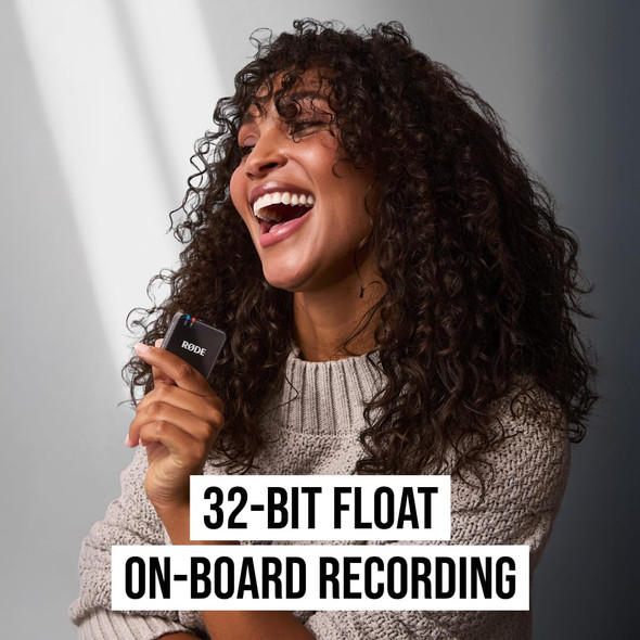 RODE Wireless GO III (Gen 3) 2TX + 1RX Digital Wireless Microphone System/Recorder - Black 