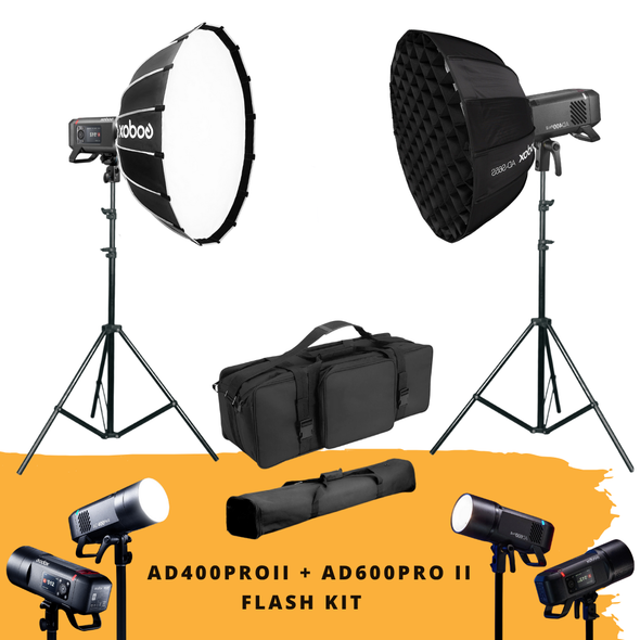 Godox AD400Pro II +AD600Pro II Professional High End Portable Flash Kit
