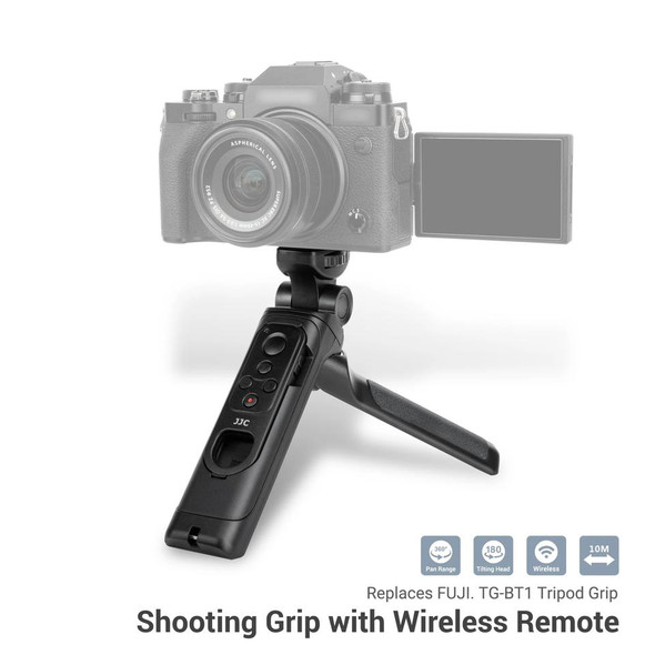  JJC TP-F1 Shooting Grip / Mini Tripod with BTR-F1 Wireless Remote (Replaces Fujifilm TG-BT1)