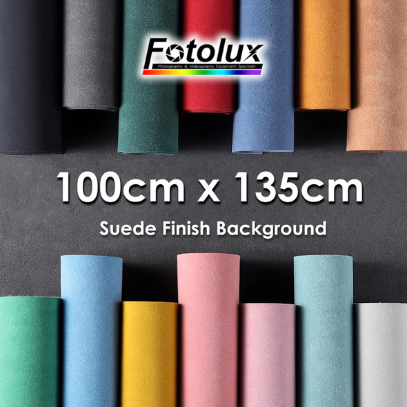 Fotolux 100 x 135cm Suede Matt Finish Flocking fabric Cloth Background