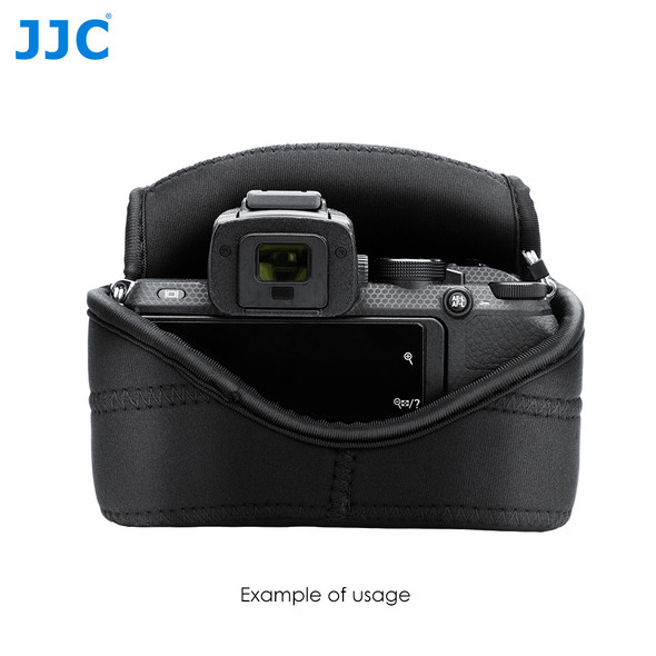 JJC OC-Z1BK BLACK Mirrorless Camera Pouch for Nikon Z50 + 16-50mm Lens + HN-40 Lens Hood 