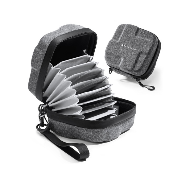 K&F Concept KF13.185  Hard Shell EVA Lens Filter Pouch Case for 37mm-82mm Filters