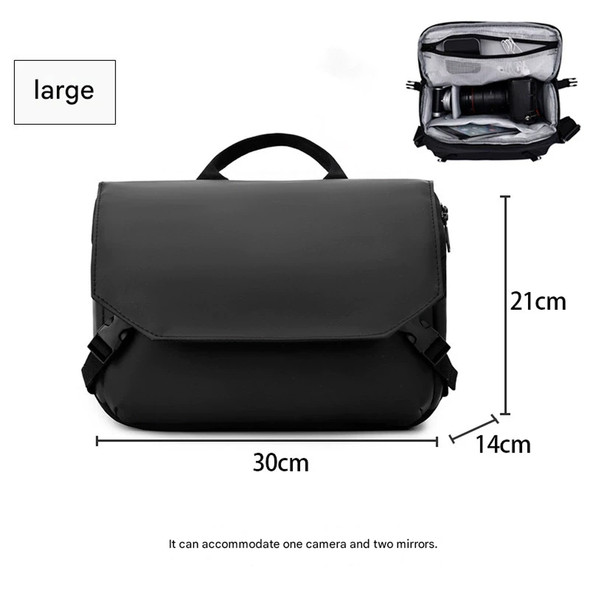 Fotolux SB-3021L Black DSLR Camera Shoulder Bag - Large (30x21x14cm)