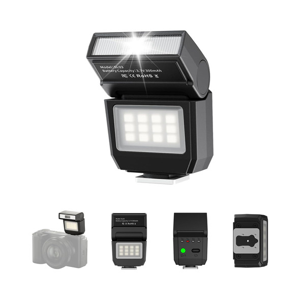  Ulanzi SL03 L200 Spark Lite Mini GN8 On Camera Flash (Black)