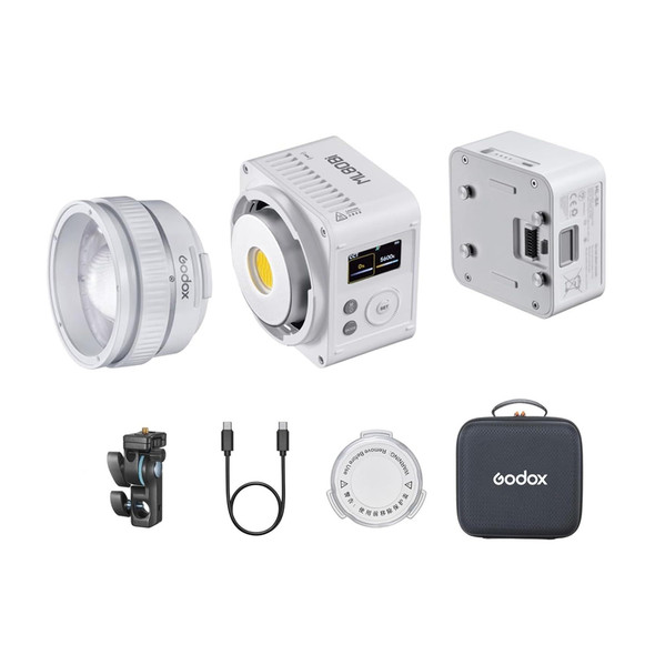 Godox ML80Bi Bi-Color Portable LED Video Light (2800K-6500K) with ML-BA 6600mAh Battery