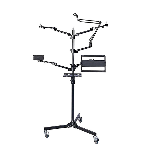 Nicefoto ZB-T01 155cm Live Tree Professional Heavy Duty Studio Camera Station Stand with Wheels 