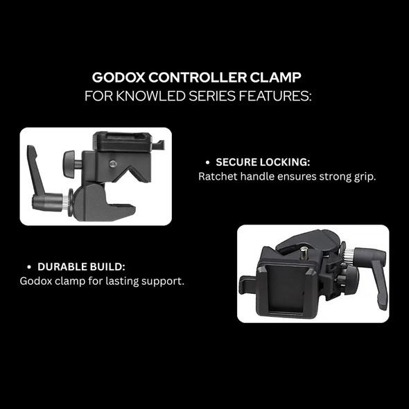  Godox PC01 KNOWLED Controller Clamp for F-Series LED Light Mats