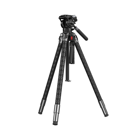  SmallRig 5305 x Potato Jet TRIBEX SE Hydraulic Quick Release Aluminum Alloy Travel Video Tripod Kit (Max Load 15kg)