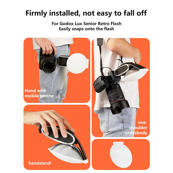 Fotolux DC-LUX-S Diffuser Cap for Godox Lux Senior Flash 