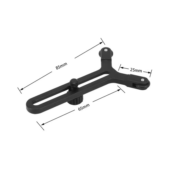 Fotolux YB-888 Telephoto Lens Support Y Bracket with Double Wheels (1/4" Screw)  