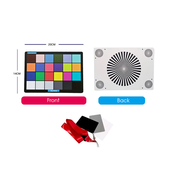  Fotolux CW2014 24 Color Calibration & White Balance Chart  (20 x 14cm) 