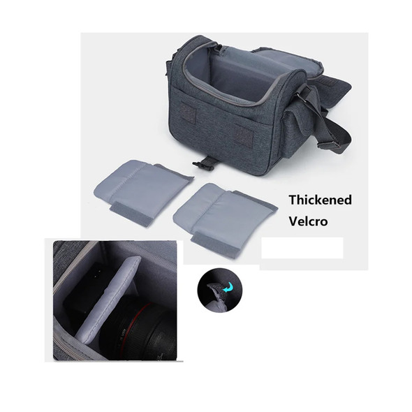 Fotolux SB3115L-DG DSLR Camera Shoulder Bag - Large (31x15x24cm)(Dark Grey)