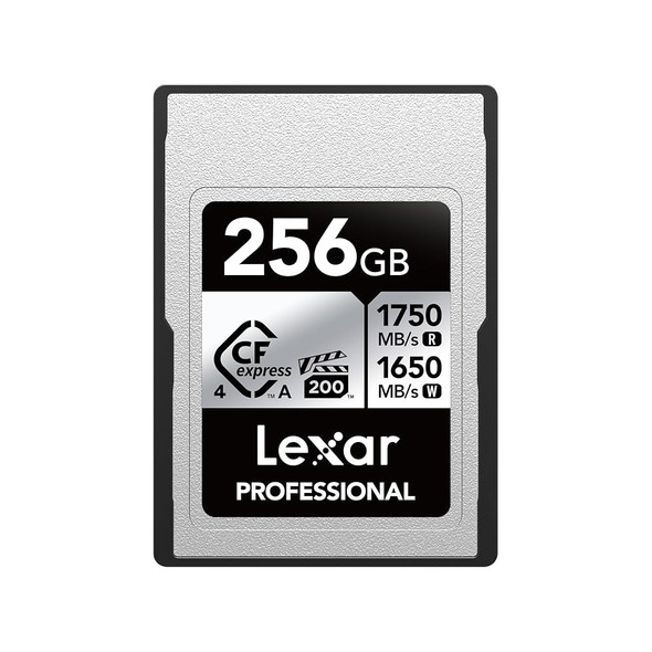 Lexar 256GB Professional Silver Series CFexpress Type A Memory Card - SONY