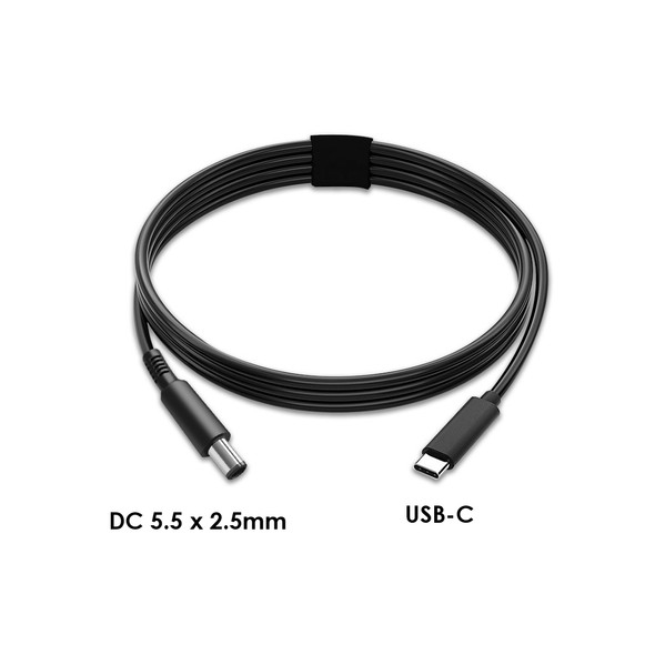 Fotolux DC5525 DC to USB-C PD 100W 20V 5A Power Cable (1m) 