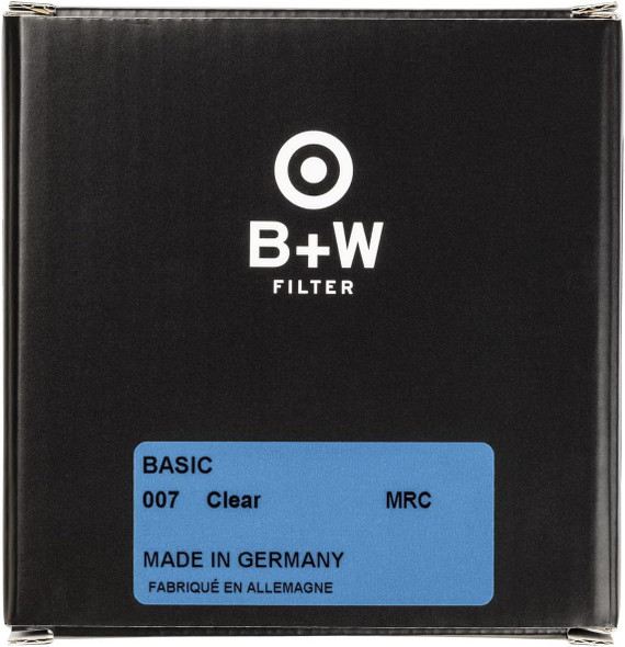 B+W 55mm Basic Clear Filter MRC