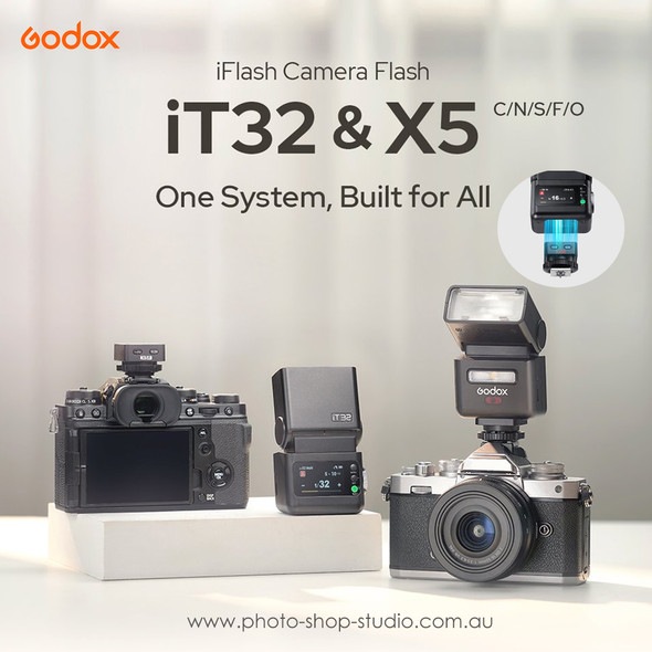 Godox iT32+X5 C TTL iFlash Touchscreen Camera Flash with Trigger for Canon 
