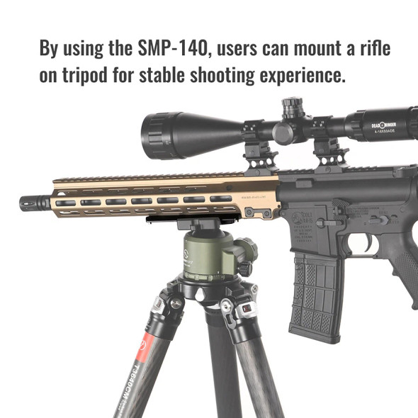  Sunwayfoto SMP-140 140mm M-Lok Arca Swiss Rail Mount Adapter Plate