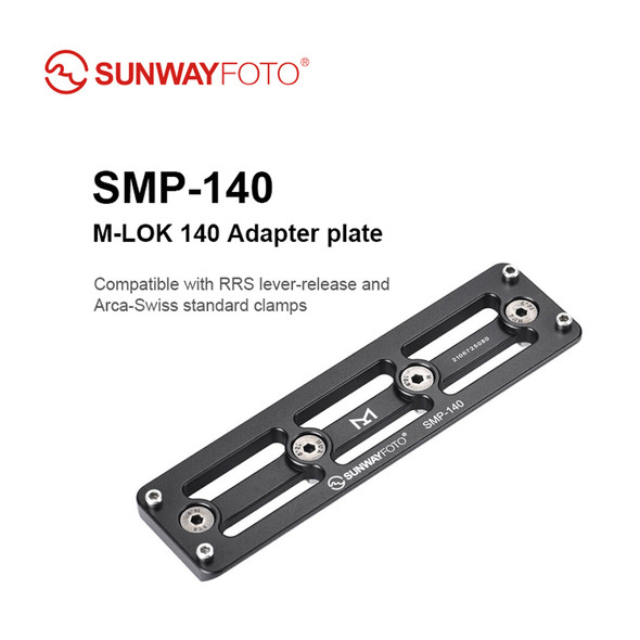  Sunwayfoto SMP-140 140mm M-Lok Arca Swiss Rail Mount Adapter Plate